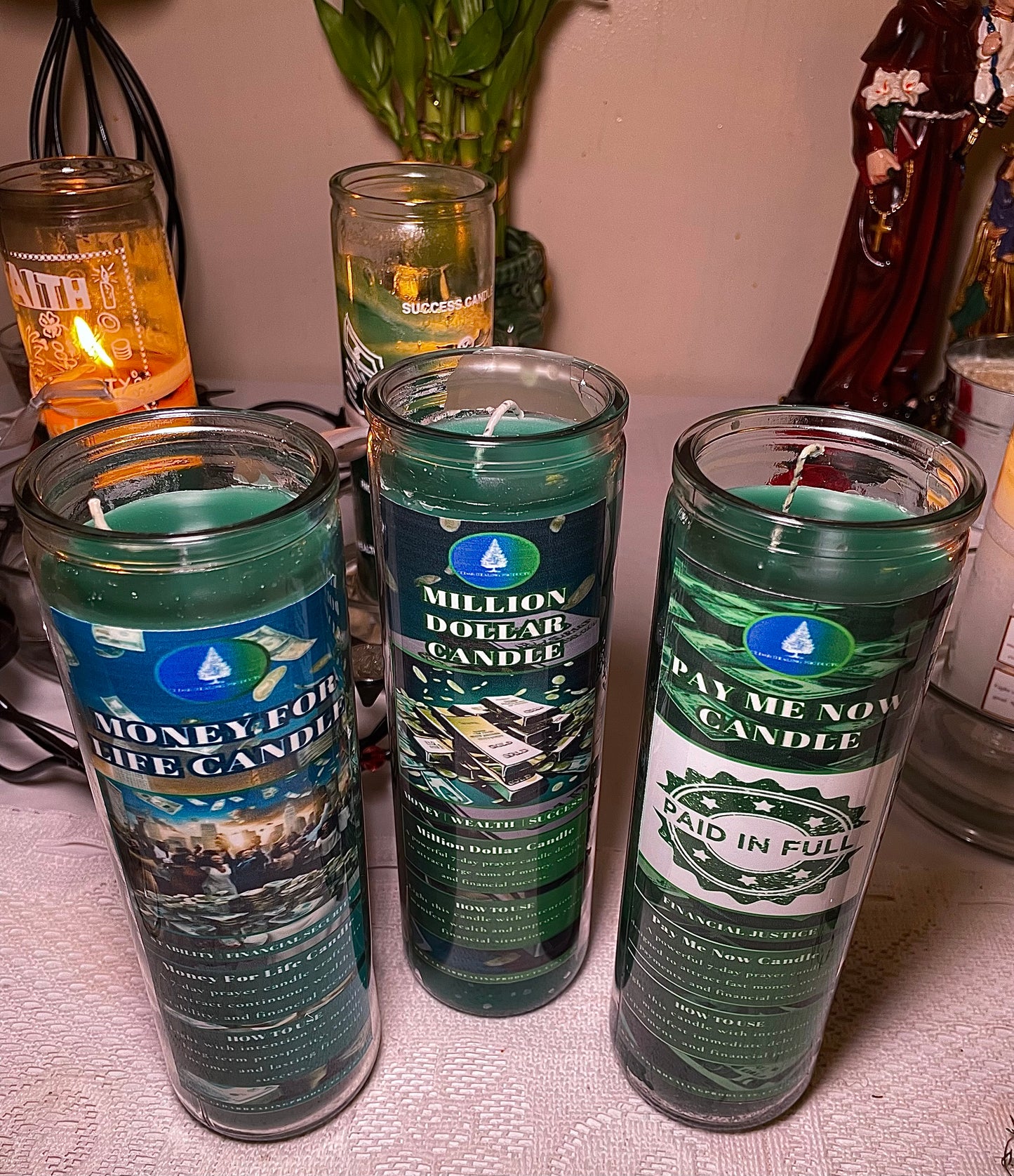 3 Pack Money Candles