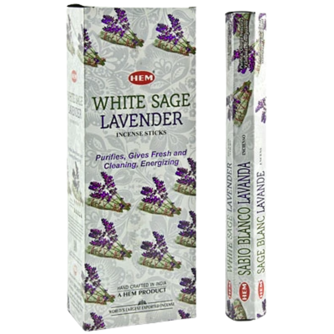 White Sage Lavender Incense
