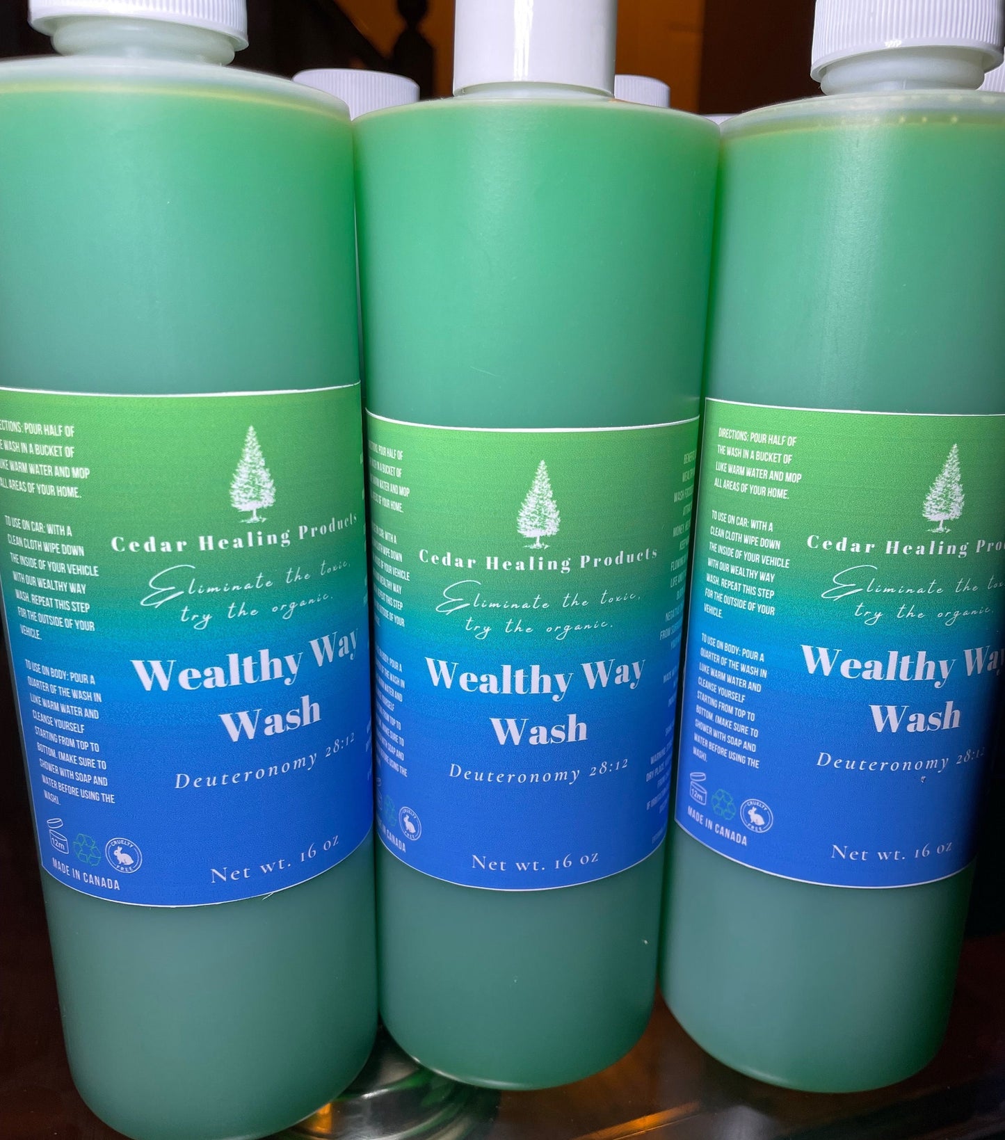 Wealthy Way Wash | Fast Luck | Money drawing | Attract money | Prosperity | Spiritual bath | Sweet juniper berries + Bayberries + Green pear