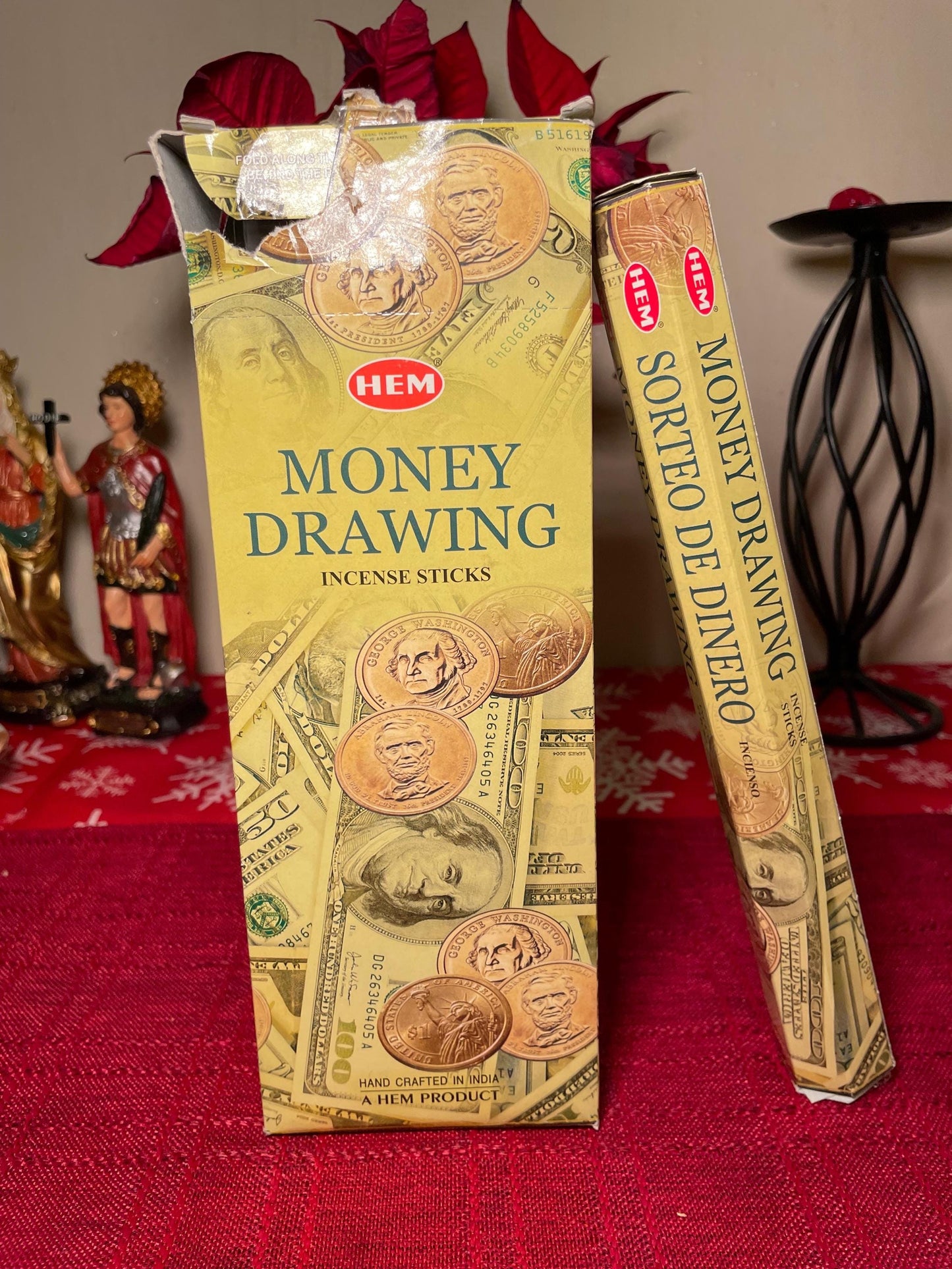 Hem Money Drawing Incense | Money incense | Use for attracting more money in your life | 1 pack | 20 incense sticks |