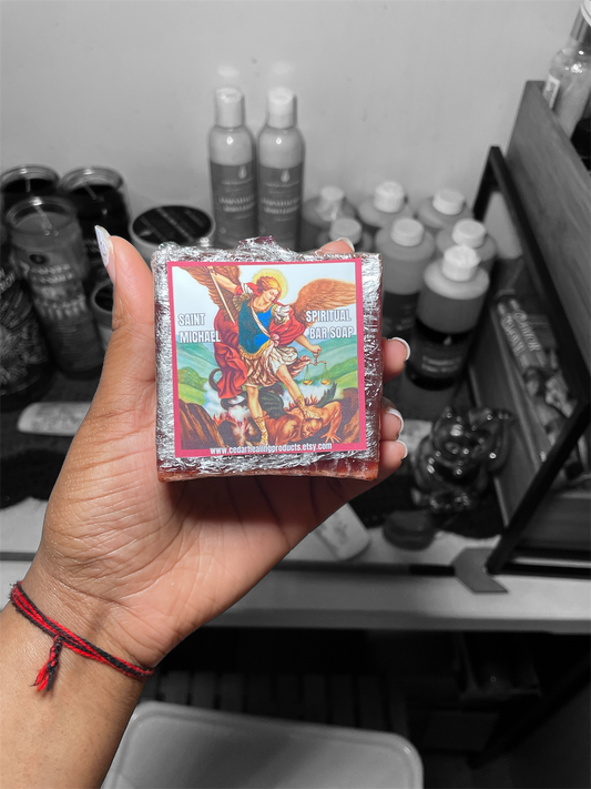 Saint Michael Bar Soap (use to call upon Saint Michael for help & protection)