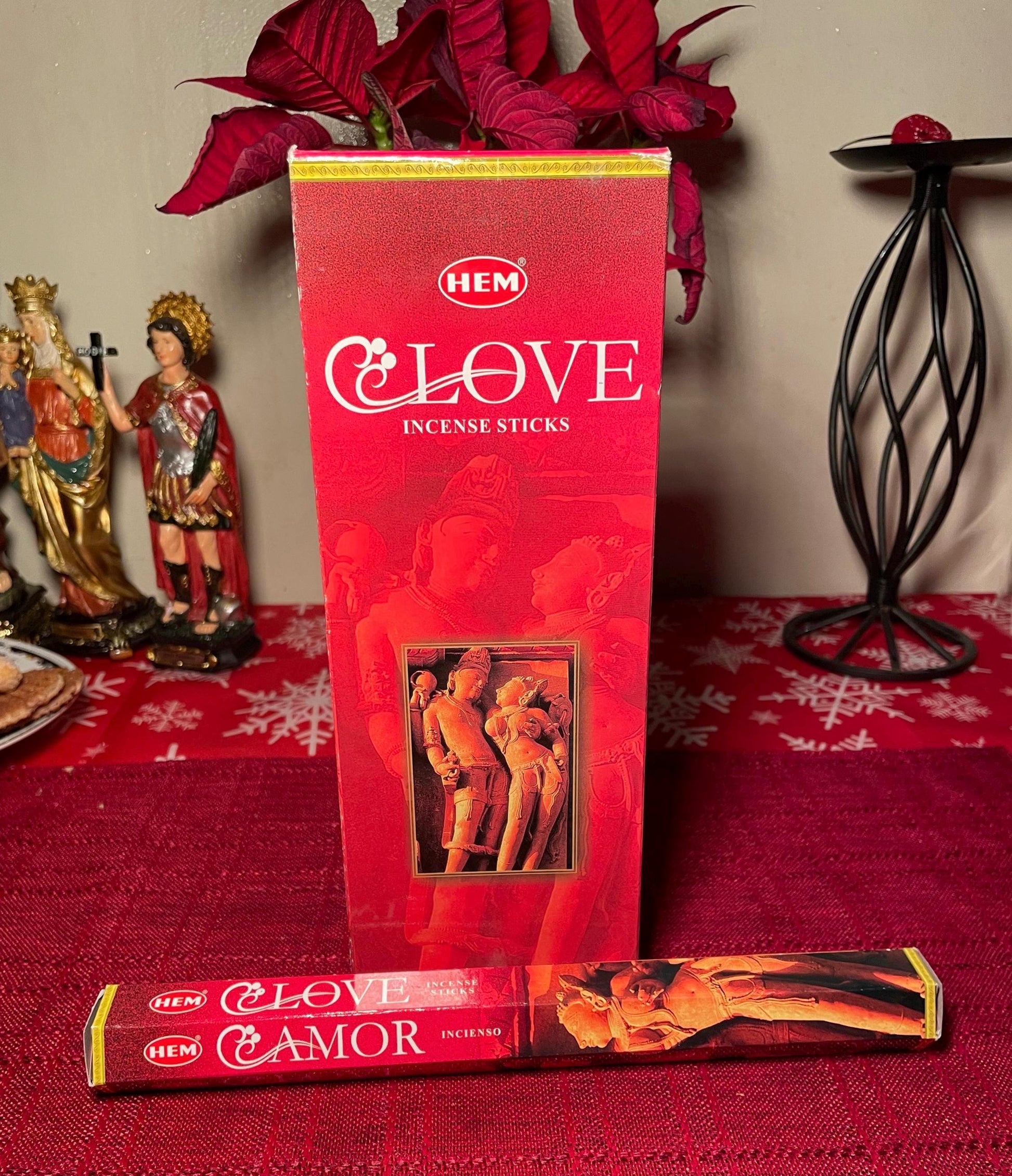 Hem Love Incense | Love drawing incense | Use for attracting love in all its forms | 1 pack | 20 incense sticks |